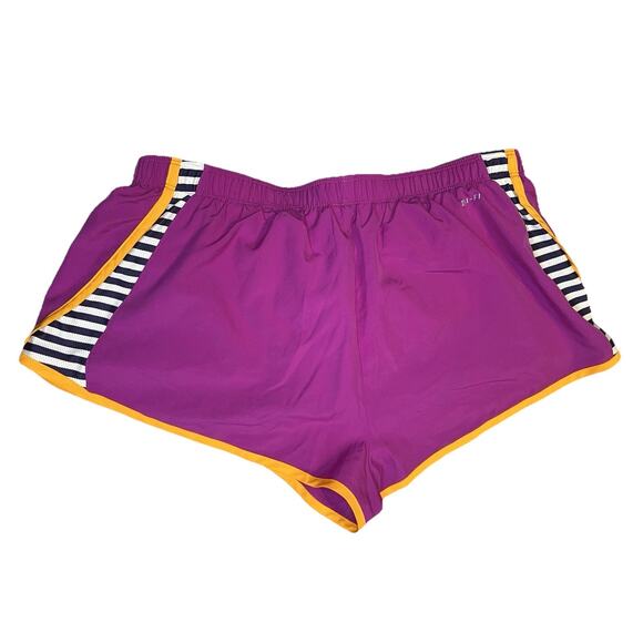 Women’s Nike Dri-Fit Bright Purple And Orange Shorts Size L - Picture 2 of 6